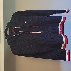 Tommy Hilfiger size large hoodie Navy Red White
